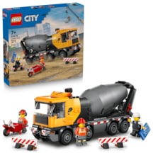 LEGO® City Beton Mikseri 60478 - 7 Yaş ve Üzeri Çocuklar İçin Minifigür İçeren Yaratıcı Oyuncak Yapım Seti (371 Parça)