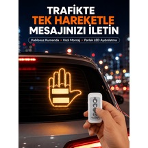 Kompakt Tasarımlı Led Jest Işığı Selam Ve Teşekkür Modları Resimdeki
