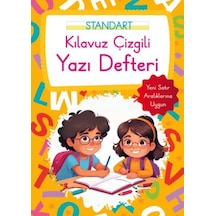Kılavuz Çizgili Yazı Defteri Büyük Boy - Turuncu - Rxlu-601480