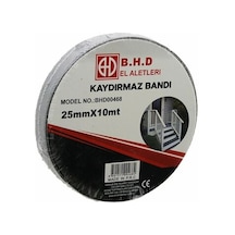 Kaydırmaz Siyah Bant 25 Mm X 10 Mt Renkli