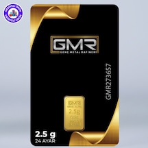 Gmr E-gümüş 2.5 Gr 24 Ayar Külçe Altın