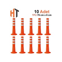 10'lu Delinatör Seti 75 X 8 Cm %100 Tpu, Esnek Duba