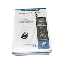 Hygiene+ Zr200520 Elektrikli Süpürge Torbası 4 Parça, Compact Power, X-trem Power Ve Silence Force Ro64xx, Ro63xx, Ro68xx, Ro39xx İçin Uygun