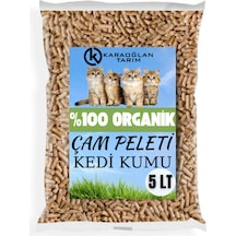 Kedi Kumu Organik %100 Çam Peleti Kokulu 2,5 Kg 5lt