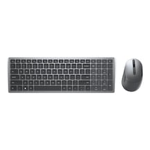 Dell Q Tr Km7120w 580-aıwj Çoklu Cihaz Kablosuz Titanyum Gri Klavye Mouse Set Lazer