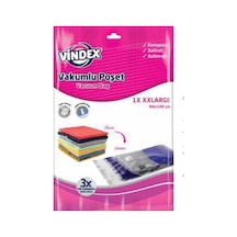 1 Parça Vakumlu Poşet Xxl 80 X 100 Cm 1 Adet 80 X 100 Beyaz Plastik Plastik 80 X 100 Beyaz Diğer