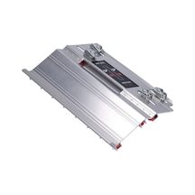 Youtek Alüminyum Alçı Taş Kesme Aleti 45 Derece Köşe Oluşturucu Sabit Nylon Rulolarla Dayanıklı Taşcı Gereci