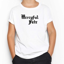 Mercyful Fate Logo Text Beyaz Çocuk Tişört
