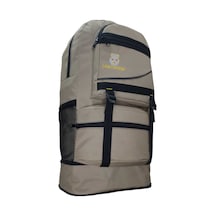 60 Litre Bej Krem Körüklü Dağcı Seyahat Kamp Outdoor Sırt Çantası Bej