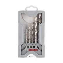 Professional 7 Parça Mini X-line Metal Matkap Ucu Seti Metal, Hss-g, Taşlanmış, Matkap Aksesuarı Gri