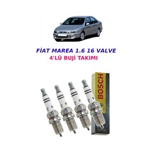 Fiat Marea 1.6 16 Valve Buji Takımı Bosch Marka 4'lü