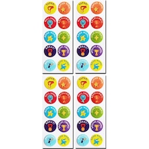 Panayiri Ingilizce Pvc 3D Kabartma Sticker Etiket