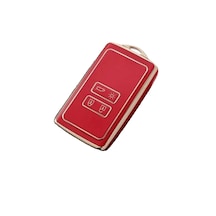 Autohan Keys Lüx Renault Clio E-tech Austral Megane E-tech Megane 4 Clio 5 Kırmızı Altın Nano Anahtar Kılıfı