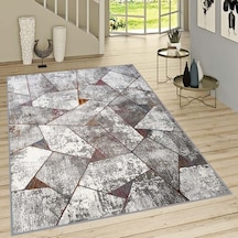 Rovigo Home Dijital Baskı Kaymaz Taban Salon Halısı Rvg1032 Çok Renkli