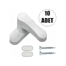 10 Adet Pvc Pencere Kapı Pimapen Kilidi Çekmeli Emniyet Kilidi