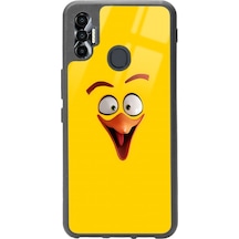 Tecno Spark 7 Pro Yellow Tasarımlı Glossy Telefon Kılıfı Çok Renkli