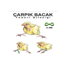 Çarpik Bacak  Bileziği 10 Mm 5 Adet