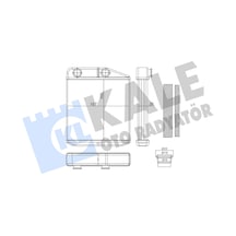 Kalorifer Radyatörü Citroën Jumper Panelvan 2.0 Bluehdi 110 2006-2019 Kale Kal 370815