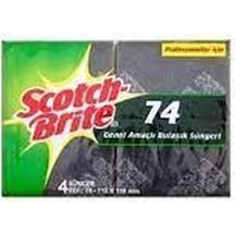 3M Scotch Brite Sb74 Endüstriyel Bulaşık Süngeri 4 x 4'lü