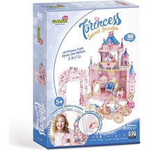 E1623H Cubic Fun. Prenses Gizli Bahçe Şatosu 92 Parça. 3 Boyutlu