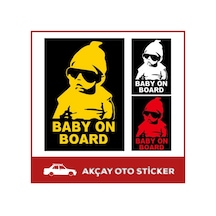 Baby On Board Sticker Arabada Bebek Var Sticker Oto Sticker (226685983)