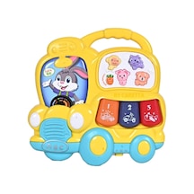 Işıklı Ve Müzikli Otobüs Bebek Piyanosu
