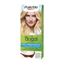 Palette Kalıcı Doğal Renkler 10-0 Açık Sarı Saç Boyası 110 Ml 6'li Avantaj Paketi Mıchu