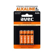 Avec Lr03 Aaa Alkalin 4'lü İnce Pil