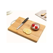 Bambu Metal Saplı Ekmek Kesme Tahtası 30x20x1,8 Cm Royaleks-67459 Belirtilmemiş