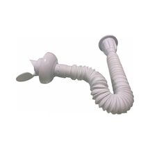 Koku Önleyici Kapaklı Körüklü Lavabo Sifonu Lavabo Gider Borusu Hortum 80cm Diğer