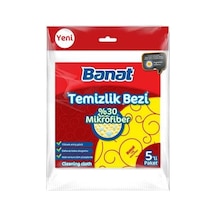 Mikrofiber Bez %30 5li Çok Renkli
