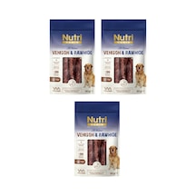 Nutri Canin Rawhide Geyik Eti Sargılı Kemik Köpek Ödülü 80 G X 3 Adet