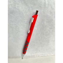 Mikro Mk 9001 Kırmızı Renk 0.7 Uçlu Versatil Kurşun Kalem Kırmızı