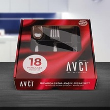 Avcı İstanbul 18 Parça Çatal Kaşık Bıçak Takımı 6999