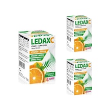Ledapharma Ledax C 30 Kapsül 3 Kutu Vitamin C-D Ve Çinko Içerir