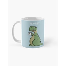 Hidz Tea Rex Baskılı Kahve Kupası Tip 3 Beyaz
