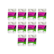 Naksan Arma Şeffaf Naylon 4'lük 28 x 45 CM. Bakkaliye Poşeti Torbası - 1 KG. - Ort. 115 Adet - 10 Paket