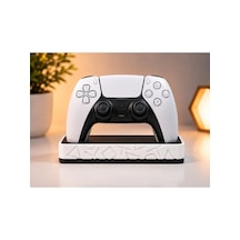 Veriqo 3d Ps5 Dualsense Uyumlu Oyun Kolu Standı Gamepad Tutucu Controller Standı Beyaz