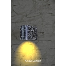Amber Işık Led İç - Dış Mekan Dekoratif Modern Lüks Aplik - Ip65 Diğer