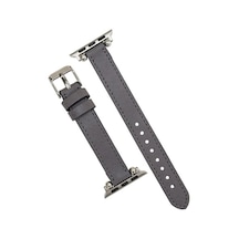 Bouletta Apple Watch Uyumlu Deri Kordon 38-40-41Mm Ferro Rst9 Gri