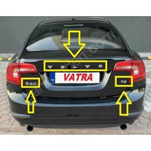 S60 1.6 Advance 2011-2014 Uyumlu S60-t4 Ve Volvo Bagaj Yazısı Seti