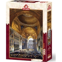 Art Puzzle Ayasofya Camii'nde İlk Namaz 1000 Parça Puzzle