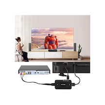 Rca - Hdmı Dönüştürücü, Av'den Hdmı'a Dönüştürücü, Rca Kablosu Ve Hdmı Kablosu İle Birlikte, Pal Ve Ntsc Desteği, Kompozit Video Ses Dönüştürücü Adaptör, Oyun Konsolları Ve Tv'ler İçin