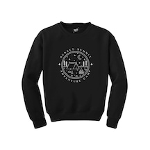 Adventure Camp Siyah Sweatshirt