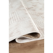 Villadia Home Textile Bambu Kaymaz Taban Dört Mevsim Yıkanabilir Kesme Koridor Mutfak Salon Yatak Oturma Oda Yolluk Halı Vd5001bej Bej