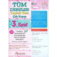 3.Sınıf Tüm Dersler Yaprak Test - Faktör Yayınları