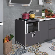 Kenzlife ocak dolabı bade gri 85*60*57 mutfak modül mini fırın  ankastre ocak için