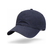 Perlotus Pamuklu Unisex Beyzbol Şapkası, Ayarlanabilir Metal Tokalı 58-60 Cm, 4 Mevsim Günlük Kullanım Şapka, Casual Outdoor Lacivert