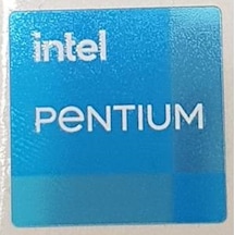 OEM intel PENTIUM 11.ci 12.ci Nesil Sticker Etiket D94
