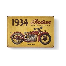 Metal Dekor Levha Indian Motorcycle